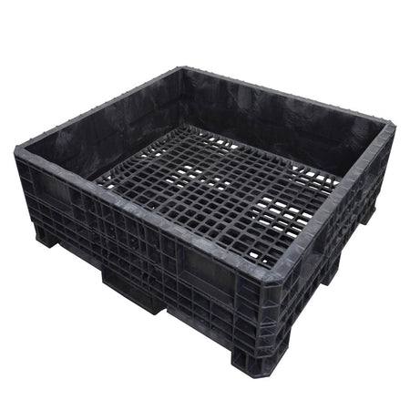 45x48x19 fixed wall bulk container open grid floor 