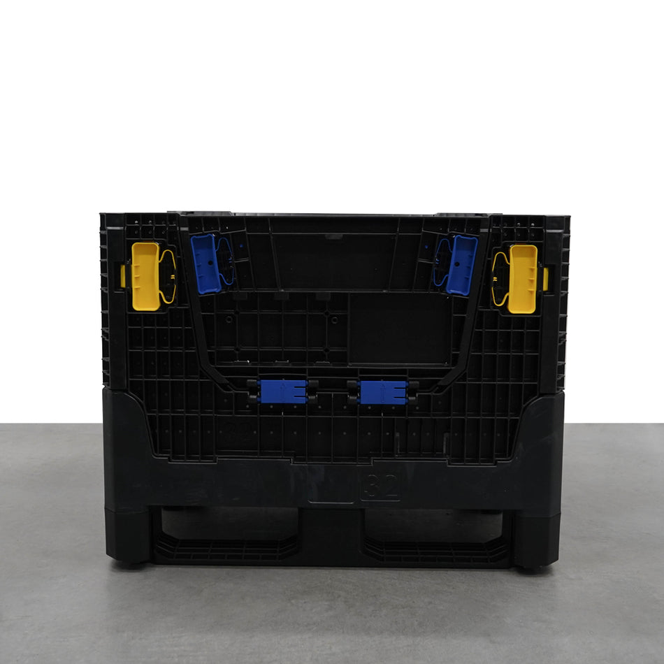 Refurbished 32" x 30" x 25" Used Collapsible Bulk Container (2 Doors)