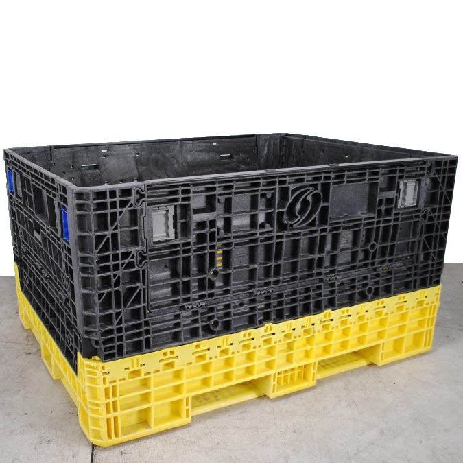 70" x 48" x 34" Used Collapsible Bulk Container
