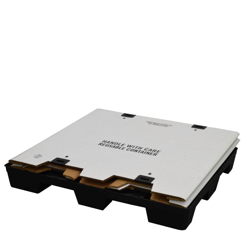 40" x 48" x 45" Pallet Pack Container sleeve flat on pallet