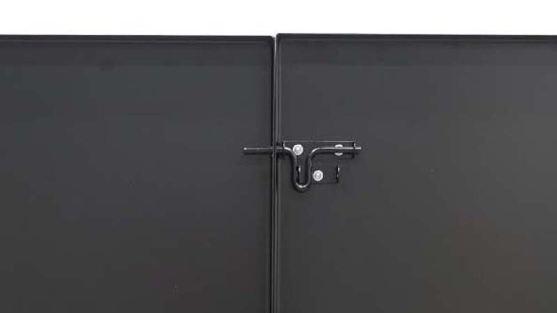 Barn door slide lock
